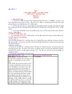 Giáo án sử 11 - Châu phi và khu vực Mĩ Latinh (thế kỉ XIX – đầu thế kỉ XX)