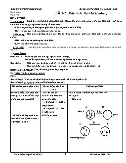 Giáo án tự chọn vật lý 11