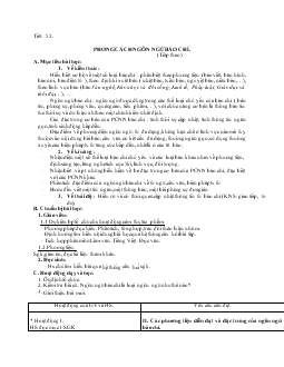 Giáo án văn 11: Phong cách ngôn ngữ báo chí (tiếp)