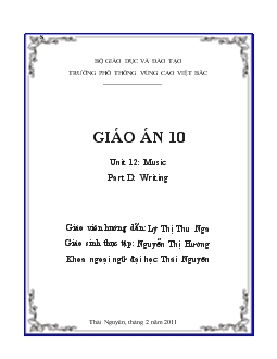 Giáo án 10 - Nguyễn Thị Hường