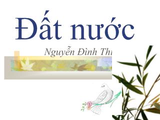 Bài giảng Đất nước - Nguyễn Đình Thi