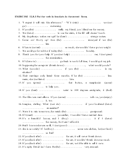 Bài tập câu điều kiện tiếng Anh 10
