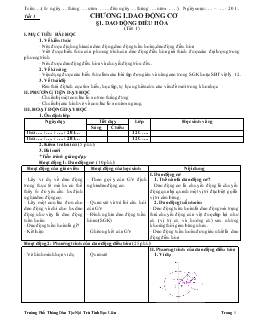 Giáo án dạy học vật lý lớp 12 nâng cao