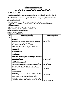 Giáo án Diện tích xung quanh và diện tích toàn phần của hình hộp chữ nhật