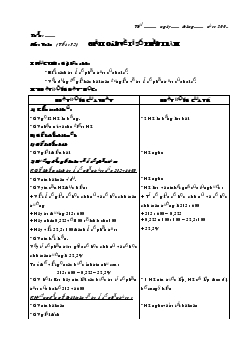 Giáo án Giải toán về tỉ số phần trăm