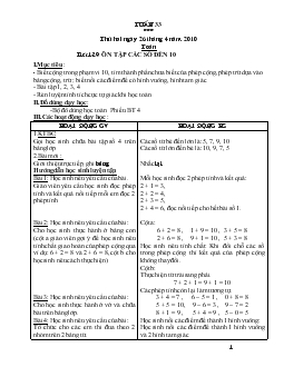 Giáo án Lớp 1 - Tuần 33
