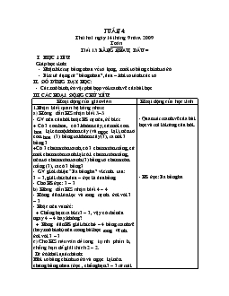 Giáo án Lớp 1 - Tuần 4