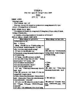 Giáo án Lớp 1 - Tuần 6