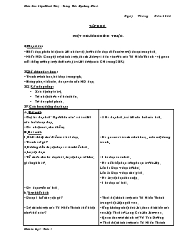 Giáo án  Lớp 4 Tuần 4 (KNS+BVMT)