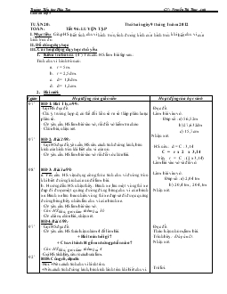 Giáo án Môn toán 5 (tuần 20)