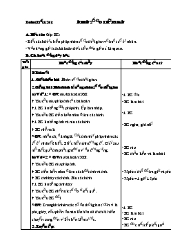 Giáo án Nhân số đo thời gian