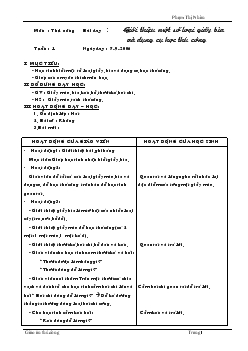 Giáo án Thủ công Lớp 1 (Năm 2006)