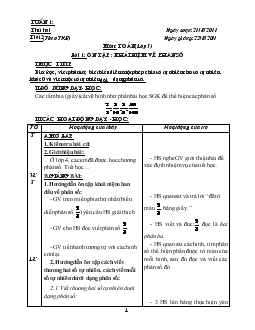 Giáo án toán và thể dục lớp 5