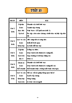 Trọn bộ giáo án lớp 5 - 30 tuần