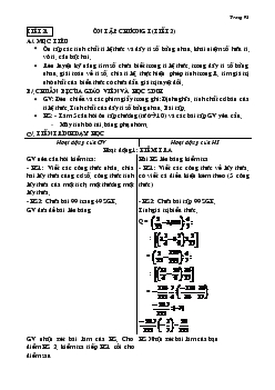 Giáo án Đại số Lớp 7 - Nguyễn Xuân Sơn (Tiết 21-26)