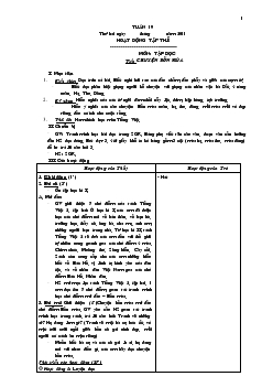 Giáo án Lớp 2 - Kỳ 2 (Tuần 19)