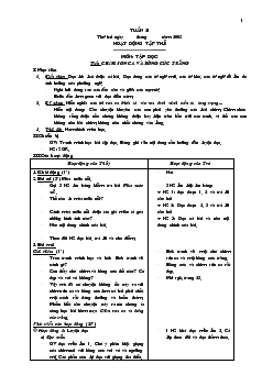 Giáo án Lớp 2 - Kỳ 2 (Tuần 21)