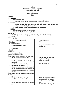 Giáo án Lớp 2 - Kỳ 2 (Tuần 27)