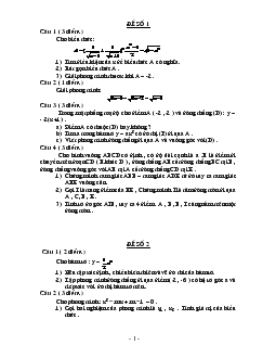 104 đề thi vào Lớp 10 chuyên môn Toán