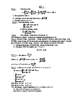 16 đề Toán ôn vào Lớp 10