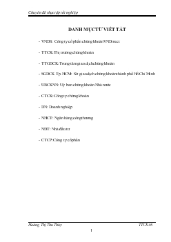 Chuyên đề Giải pháp phát triển hoạt động môi giới tại công ty cổ phần chứng khoán VnDirect