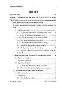 Chuyên đề Mô hình đánh giá ảnh hưởng của một số nhân tố đến hiệu quả hoạt động của công ty sau khi niêm yết