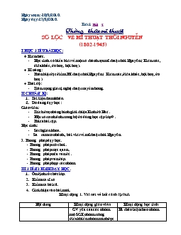 Giáo án Mĩ thuật khối 9 - Học kỳ 1