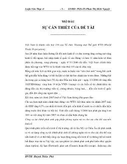 Luận văn Triển khai quyền chọn cổ phiếu trên thị trường chứng khoán Việt Nam