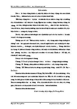 Đồ án Phân tích dự án đầu tư xây dựng công trình nâng cấp, mở rộng đường tỉnh 588 (Tà Rụt - La Lay)