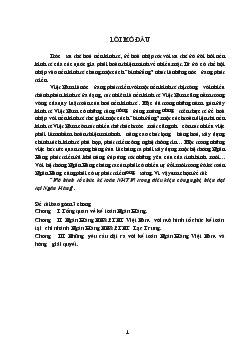 Chuyên đề Mô hình tổ chức kế toán ngân hàng thương mại trong điều kiện công nghệ hiện đại tại chi nhánh ngân hàng nông nghiệp và phát triển nông thôn Lạc Trung