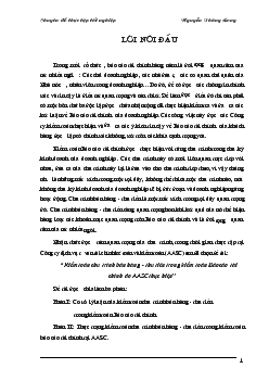 Chuyên đề Kiểm toán chu trình bán hàng và thu tiền trong kiểm toán báo cáo tài chính do AASC thực hiện