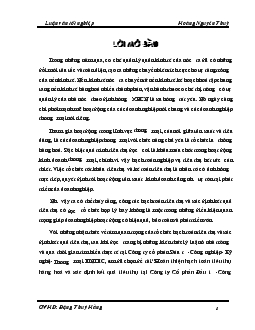 Luận văn Hoàn thiện hạch toán tiêu thụ hàng hóa và xác định kết quả tiêu thụ tại công ty cổ phần đầu tư công nghệ kỹ nghệ thương mại FINTEC