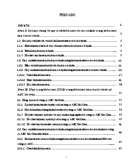 Báo cáo Hoàn thiện quy trình kiểm toán tài sản cố định trong tài chính do Công ty kiểm toán và tư vấn tài chính kế toán Sài Gòn - AFC