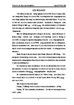 Chuyên đề Định hướng, giải pháp thực hiện chuyển dịch cơ cấu kinh tế xã hội huyện Ninh Giang - Hải Dương đến năm 2010