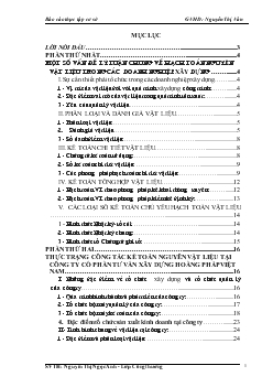 Chuyên đề Một số vấn đề về tổ chức công tác kế toán nguyên vật liệu tại công ty cổ phần tư vấn xây dựng Hoằng Pháp Việt Nam