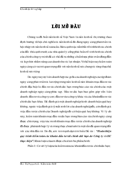 Khóa luận Hoàn thiện quy trình kiểm toán các khoản đầu tư tài chính dài hạn do Công ty AASC thực hiện