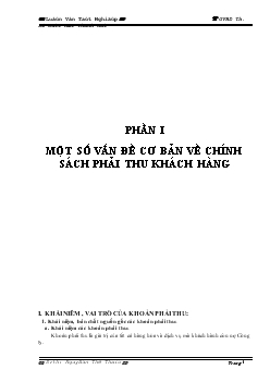 Luận văn Hạch toán công nợ nói và thu hồi nợ