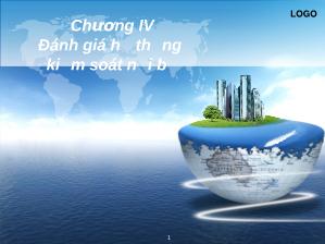 Thuyết trình Đánh giá hệ thống kiểm soát nội bộ