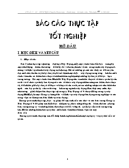 Báo cáo thực tập tại công ty Xây Dựng số 4 - Tổng công ty xây dựng Hà Nội