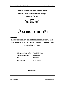 Chuyên đề Kế toán bán hàng, phân bố chi phí mua hàng và xác định kết quả kinh doanh tại công ty cổ phần thương mại điện máy Việt Long