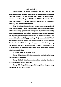 Đề tài Một số giải pháp nâng cao khả năng tiêu thụ hàng hoá nông sản trên địa bàn tỉnh Hà Nam đến năm 2010