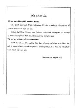 Kế toán quá trình mua, bán và xác định kết quả kinh doanh trong công ty TNHH An Thái