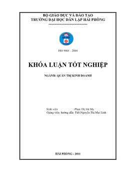Khóa luận Hoàn thiện công tác kế toán doanh thu chi phí và xác định kết quả kinh doanh tại công ty TNHH nội thất thủy SEJIN - VINASHIN
