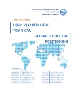 Đề tài Định vị chiến lược toàn cầu (global strategic positioning)