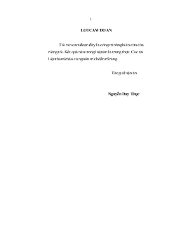 Luận án Mô hình tăng trưởng kinh tế địa phương và áp dụng cho tỉnh Bình Định