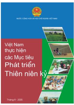 Việt Nam  thực hiện các mục tiêu phát triển thiên niên kỷ