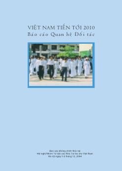 Báo cáo Việt Nam tiến tới 2010 quan hệ đối tác