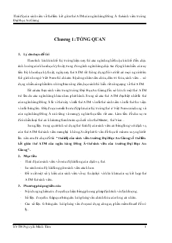 Đề tài Thái độ của sinh viên trường Đại học An giang về thẻ liên kết giữa thẻ ATM của ngân hàng Đông Á - Thẻ sinh viên của trường Đại học An Giang