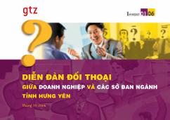 Diễn đàn đối thoại giữa doanh nghiệp và các sở ban ngành tỉnh Hưng Yên
