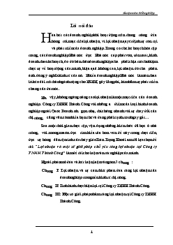 Luận văn Lợi nhuận và một số giải pháp chủ yếu tăng lợi nhuận tại Công ty TNHH Thành Công